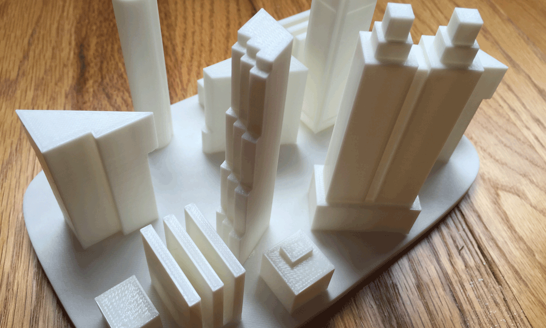 3d printed skyline